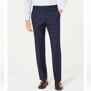 NYT Lauren Ralph Lauren Men's Classic-Fit UltraFlex Stretch Suit Pants navy
